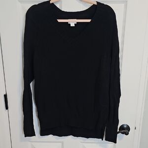 NWOT Old Navy Black V-Neck Sweater